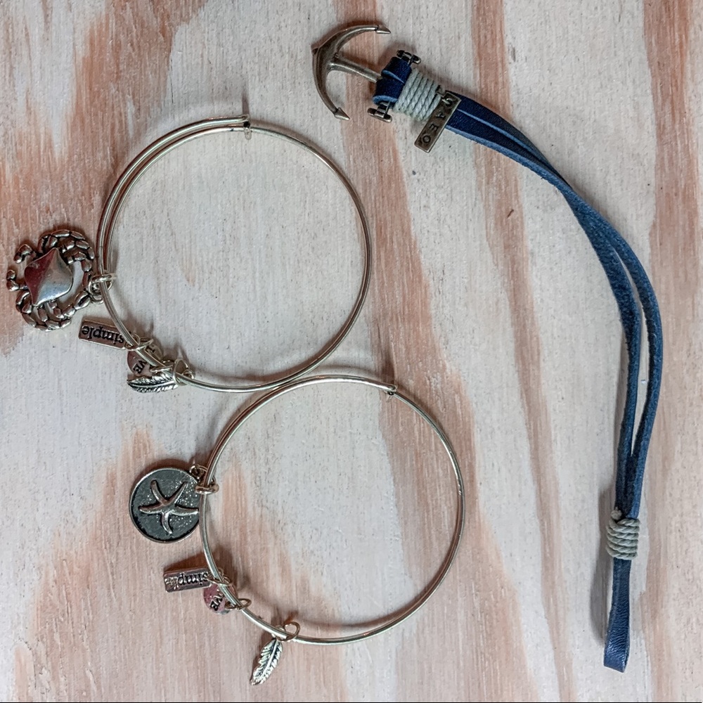 5/$40 SALE Nautical bracelet bundle (3)